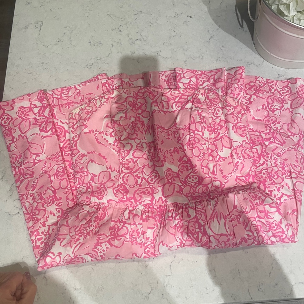 Lilly Pulitzer Pink Floral Skirt
